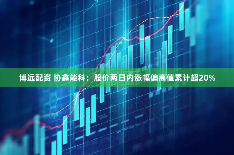 博远配资 协鑫能科：股价两日内涨幅偏离值累计超20%