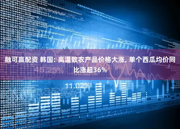 融可赢配资 韩国: 高温致农产品价格大涨, 单个西瓜均价同比涨超36%